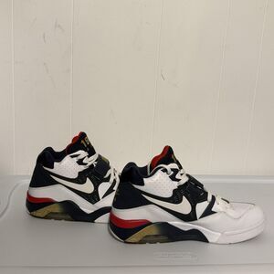Nike Air Force 180 Shoes Mens Size 11 White Navy Red Olympic Retro Basketball